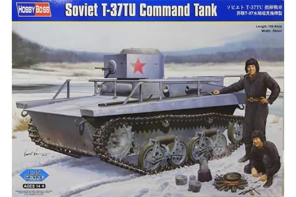 Т-37ТУ советский командирский танк (Hobby Boss 83820) 1/35