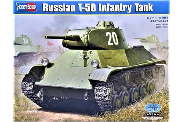 Пехотный танк Т-50 (Hobby Boss 83827) 1/35 Пехотный танк Т-50 (Hobby Boss 83827) 1/35