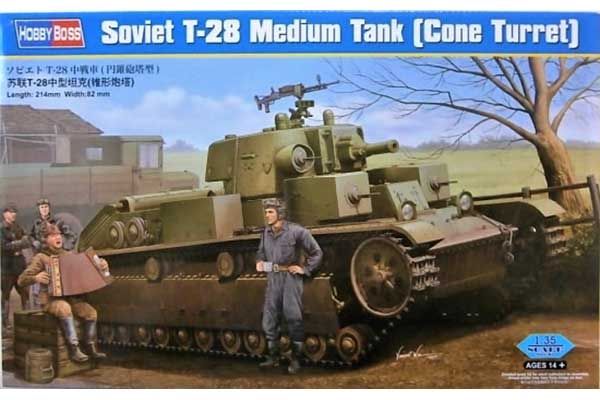 Т-28 с конусной башней (Hobby Boss 83855) 1/35