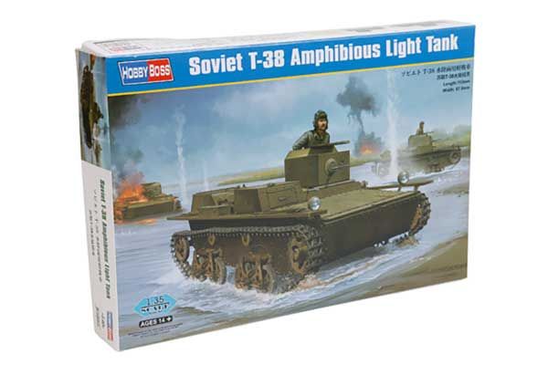 Т-38 радянський легкий танк амфібія (Hobby Boss 83865) 1/35