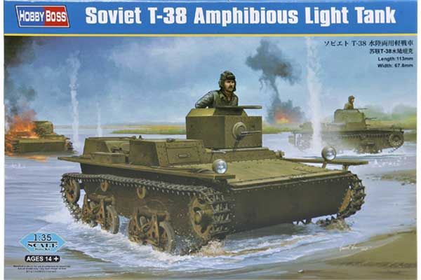Т-38 советский легкий танк амфибия (Hobby Boss 83865) 1/35
