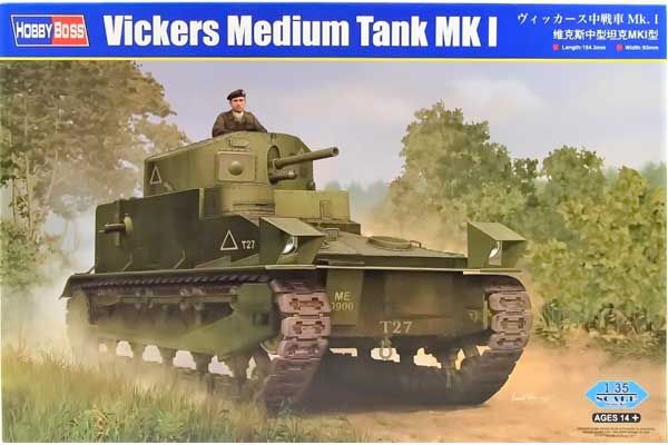 Vickers MK I средний танк (Hobby Boss 83878) 1/35