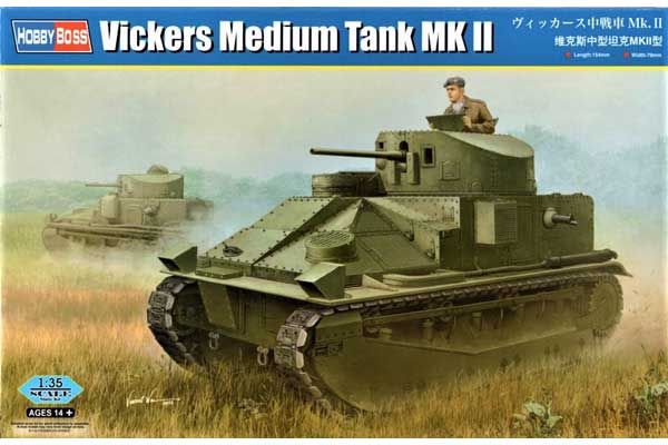 Средний танк Vickers MK II (Hobby Boss 83879) 1/35