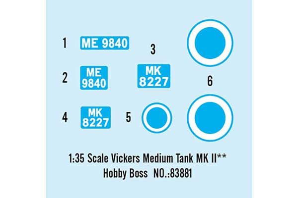 Средний танк Vickers MK II** (Hobby Boss 83881) 1/35