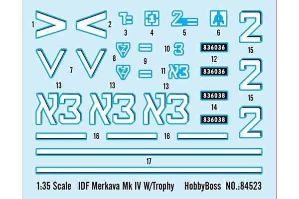 Merkava Mk IV w/Trophy (Hobby Boss 84523) 1/35