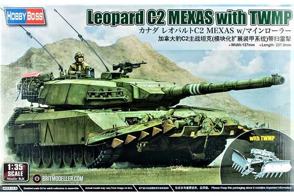Leopard C2 MEXAS с минным тралом (Hobby Boss 84557) 1/35