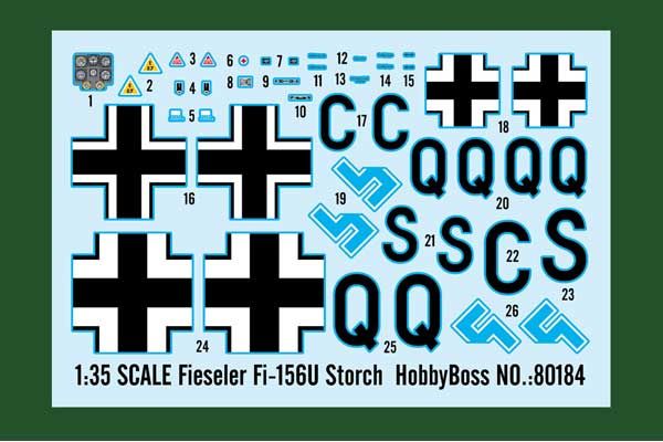 Fieseler Fi-156U Storch (Hobby Boss 80184) 1/35