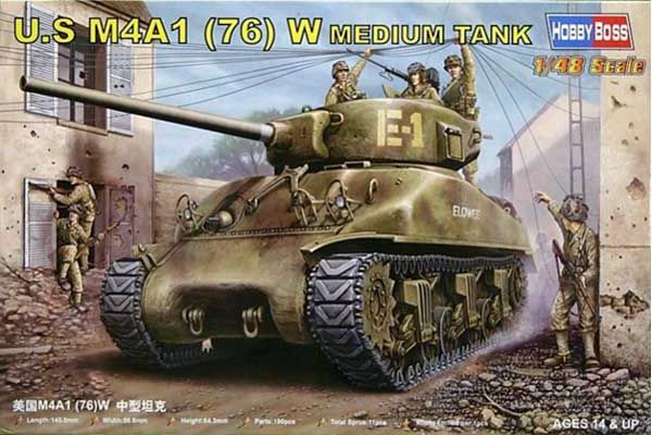 M4A1 76(W) (Hobby Boss 84801) 1/48 M4A1 76(W) (Hobby Boss 84801) 1/48