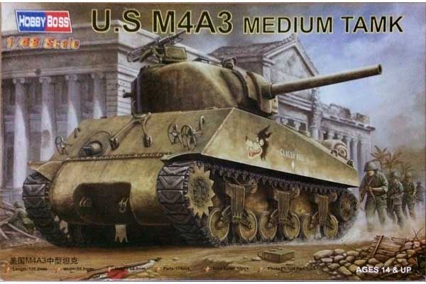 M4A3 танк США (Hobby Boss 84803) 1/48 M4A3 танк США (Hobby Boss 84803) 1/48
