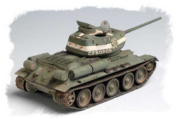 Т-34/85 мод. 1944 з кутовою баштою (Hobby Boss 84809) 1/48