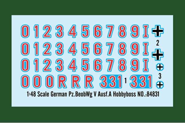 German Pz.BeobWg V Ausf.A (Hobby boss 84831) 1/48