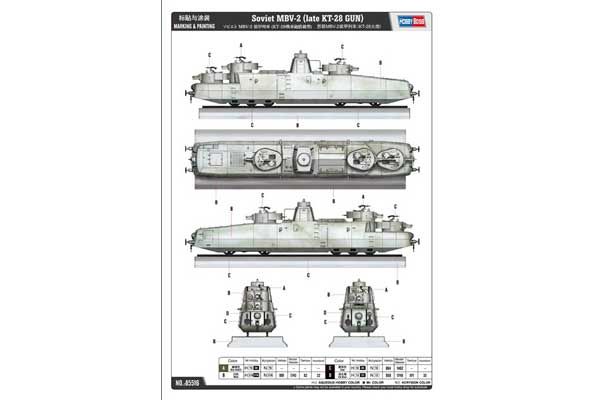 МБВ-2 поздний с пушкой КТ-28 (Hobby Boss 85516) 1/35