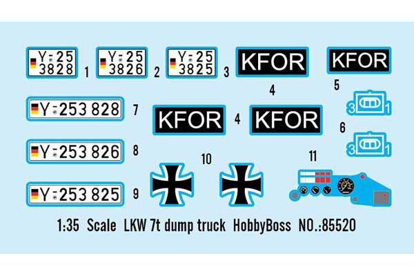 Самосвал LKW 7t (Hobby Boss 85520) 1/35