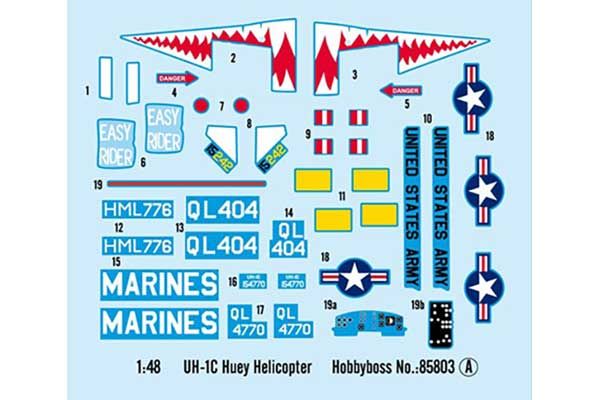 UH-1C Huey (Hobby Boss 85803) 1/48