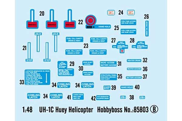 UH-1C Huey (Hobby Boss 85803) 1/48