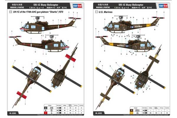 UH-1C Huey (Hobby Boss 85803) 1/48