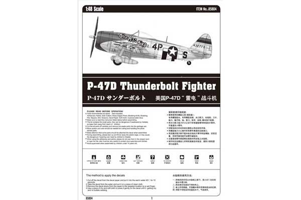 P-47D Thunderbolt (Hobby Boss 85804) 1/48
