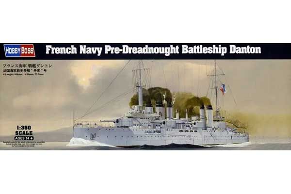 Danton французський ескадренний броненосець (Hobby Boss 86503) 1/350
