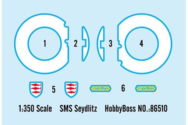SMS Seydlitz (Hobby Boss 86510) 1/350