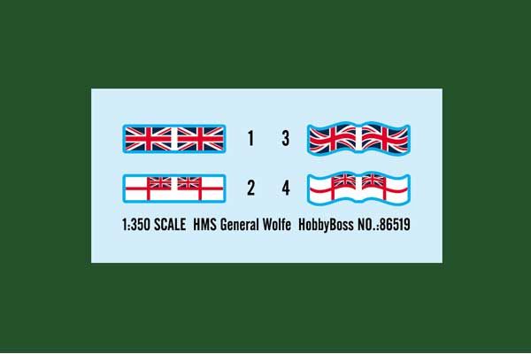HMS General Wolfe  (Hobby Boss 86519) 1/350
