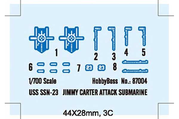 USS SSN-23 Jimmy Carter (Hobby Boss 87004) 1/700