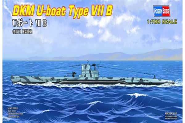 DKM U-boat Type Ⅶ B (Hobby Boss 87008) 1/700