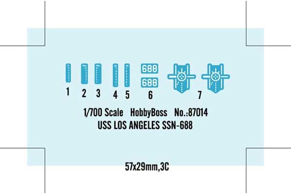 USS Los Angeles SSN-688 (Hobby Boss 87014) 1/700