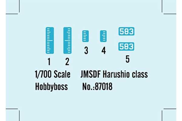 JMSDF Harushio class (Hobby Boss 87018) 1/700