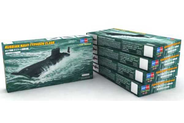 Подводная лодка проекта 941 «Акула» (Typhoon) (Hobby Boss 87019) 1/700