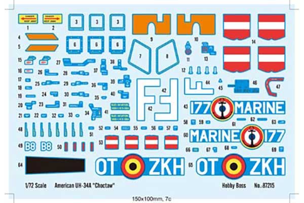 UH-34A Choctaw (Hobby Boss 87215) 1/72