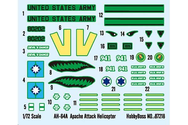 AH-64A Apache (Hobby Boss 87218) 1/72