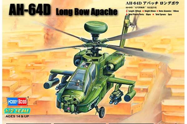 AH-64D Apache Longbow (Hobby Boss 87219) 1/72