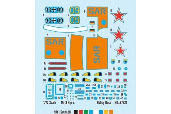 Ми-8Т Hip-C (Hobby Boss 87221) 1/72