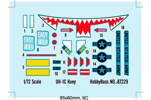 UH-1C Huey (Hobby Boss 87229) 1/72