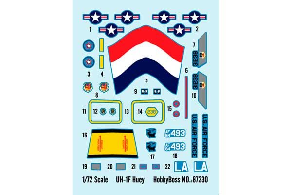 UH-1F Huey (Hobby Boss 87230) 1/72