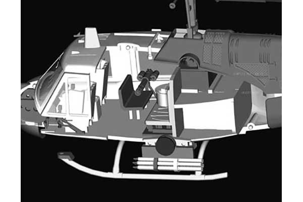 UH-1F Huey (Hobby Boss 87230) 1/72