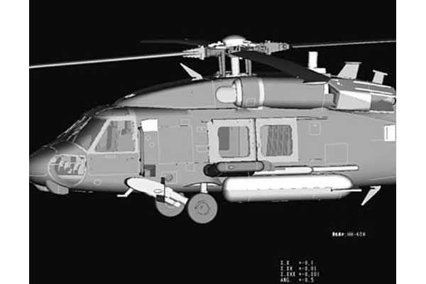 HH-60H Rescue hawk (Поздняя версия) (Hobby Boss 87233) 1/72