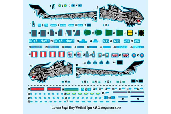 Royal Navy Westland Lynx HAS.3 (Hobby Boss 87237) 1/72