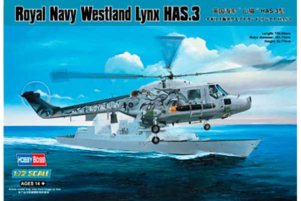 Royal Navy Westland Lynx HAS.3 (Hobby Boss 87237) 1/72