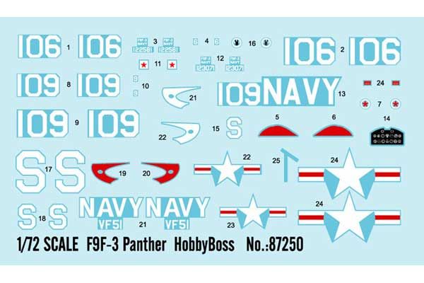 F9F-3 Panther (Hobby Boss 87250) 1/72