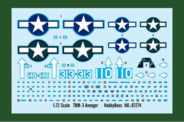 TBM-3 Avenger (Hobby boss 87274) 1/72