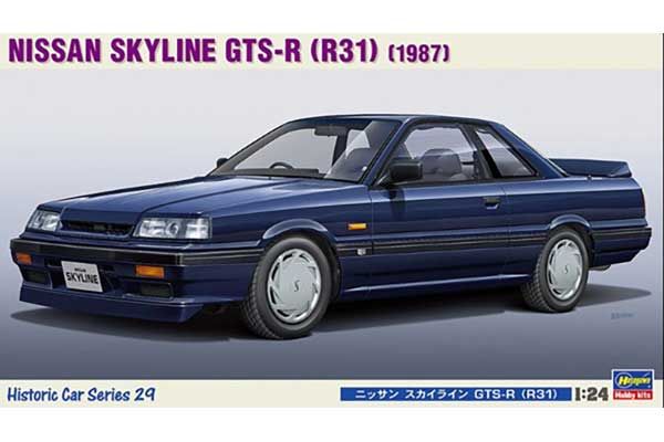 Nissan Skyline GTS-R (R31) 1987 (Hasegawa 21129 HC29) 1/24