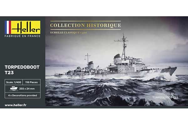 Torpedoboot T23 (Heller 81011) 1/400
