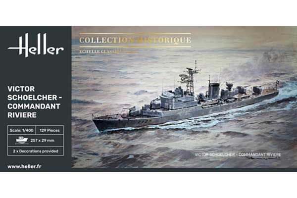 Victor Schoelcher - Commandant Riviere (Heller 81015) 1/400