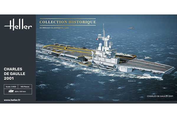 Авіаносець Charles de Gaulle 2001 (Heller 81072) 1/400
