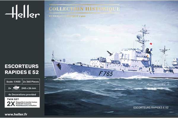 Escorteurs Rapides E 52 (Heller 81094) 1/400