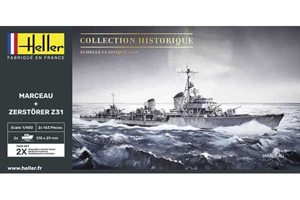 Marceau + Zerstörer Z31 (Heller 85009) 1/400