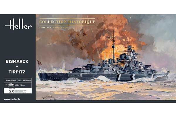 Bismarck + Tirpitz (Heller 85078) 1/400