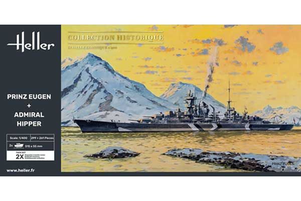 Prinz Eugen + Admiral Hipper (Heller 85083) 1/400