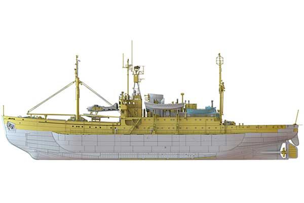 SOYA корабль наблюдения за Антарктидой (Hasegawa HP001) 1/250
